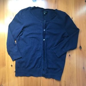 Talbots cardigan in Navy